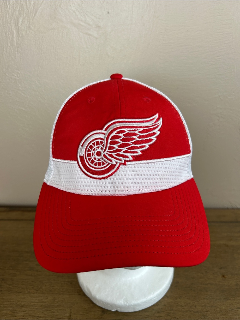 Detroit Red Wings Fanatics 2020 NHL Draft Authentic Pro Flex Men’s Hat Red-White